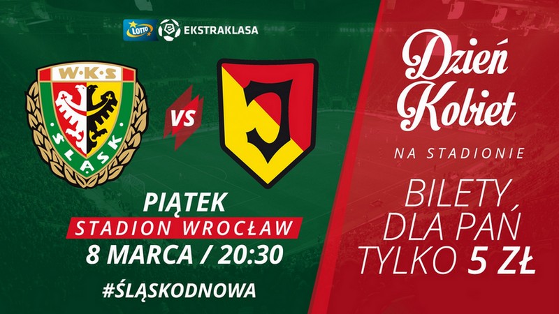 Bilety na mecz WKS Śląsk Wrocław - Jagiellonia Białystok [ZAKOŃCZONY]