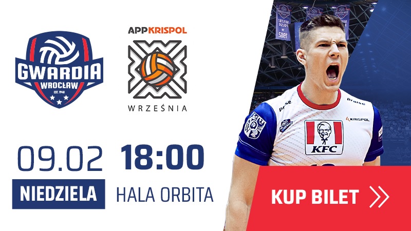 Bilety na mecz KFC Gwardia Wrocław - APP Krispol Września [ZAKOŃCZONY]