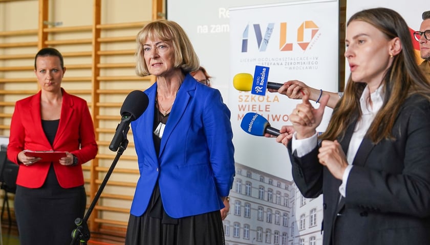 Ewa Szczęch, dyrektorka Wydziału Szkół Ponadpodstawowych i Specjalnych Urzędu Miejskiego Wrocławia