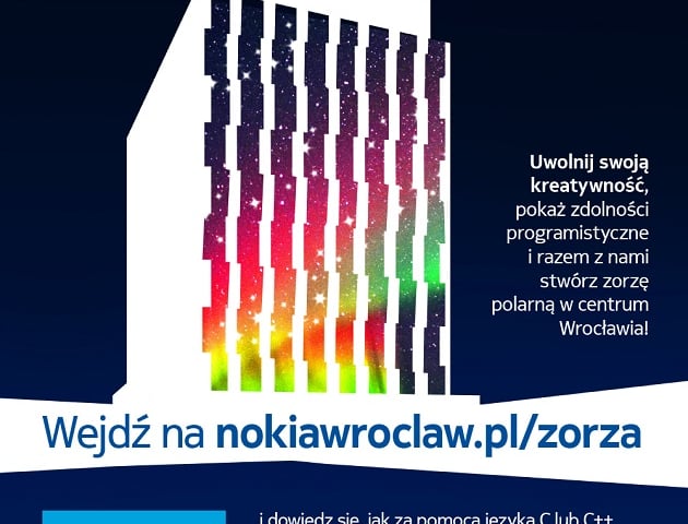 Zorza polarna w centrum Wrocławia