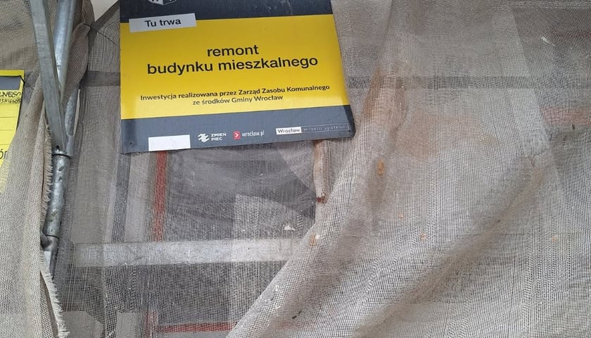 Remont kamienicy przy ul. Żeromskiego 5 na osiedlu Ołbin we Wrocławiu