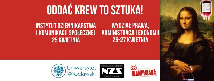 „Oddać krew to sztuka!” – Wampiriada 2016