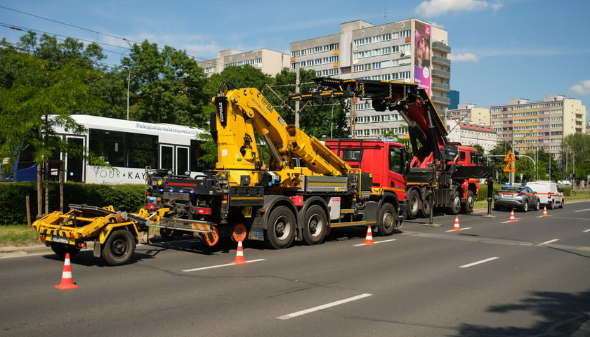 Awarii torowiska na ul. Legnickiej, 19.06.2026 r.