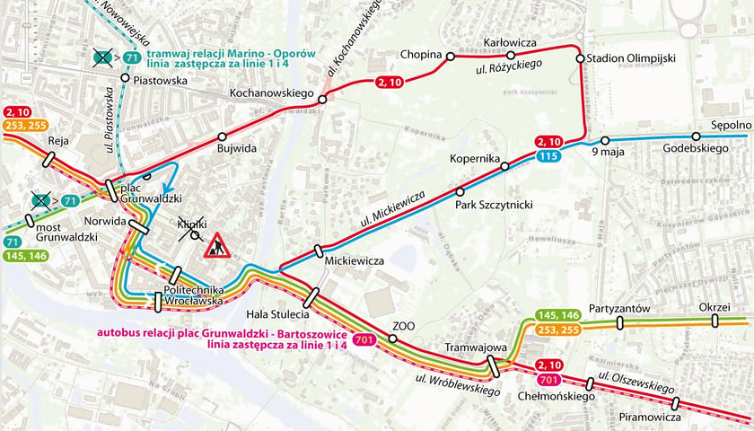 4 stycznia: przebudowa ulicy Skłodowskiej-Curie (MAPKA)