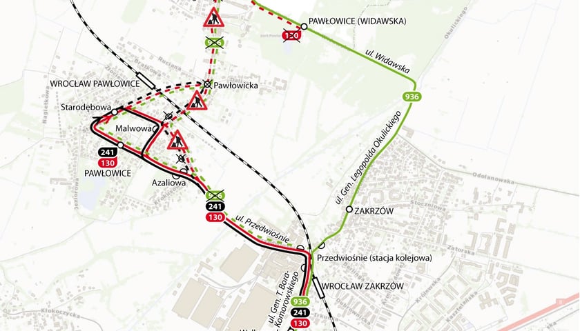 30 marca: zmiany na Pawłowicach