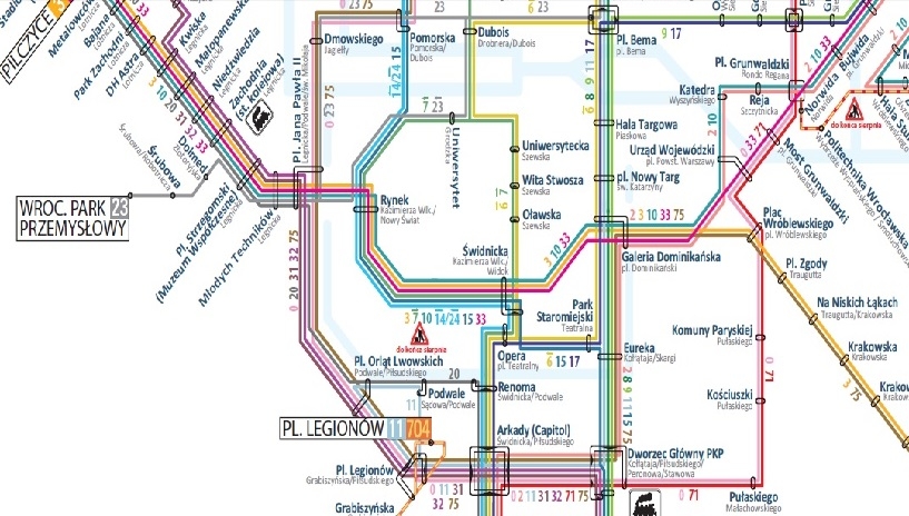 26 kwietnia: przebudowa ul.Krupniczej: zmiany w komunikacji (MAPA)