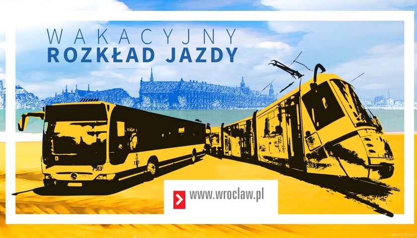 Wakacyjne rozkłady jazdy-komunikacja miejska i podmiejska