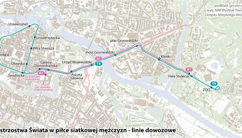 Dodatkowa komunikacja na mistrzostwa