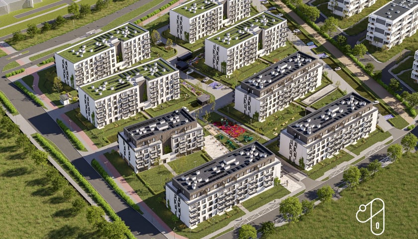 Wizualizacja osiedla "Wojszyce 1" we Wrocławiu
