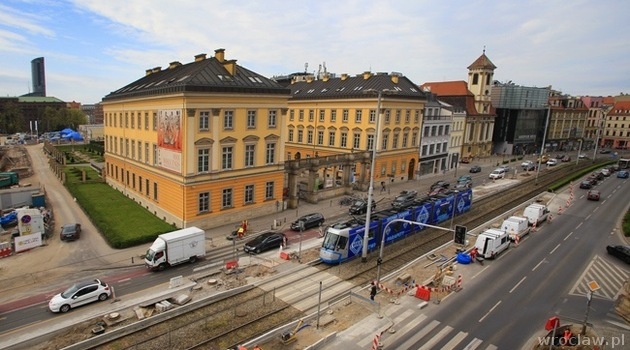 Tramwaje już jadą przez ul. K. Wielkiego