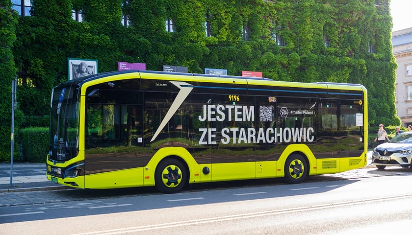 Elektryczny autobus MAN Lion’s City 10 E we Wrocławiu