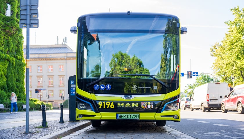 Elektryczny autobus MAN Lion’s City 10 E we Wrocławiu