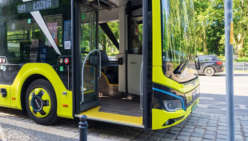 Elektryczny autobus MAN Lion’s City 10 E we Wrocławiu
