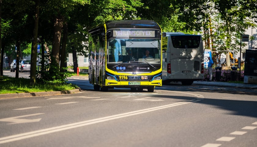 Elektryczny autobus MAN Lion’s City 10 E we Wrocławiu