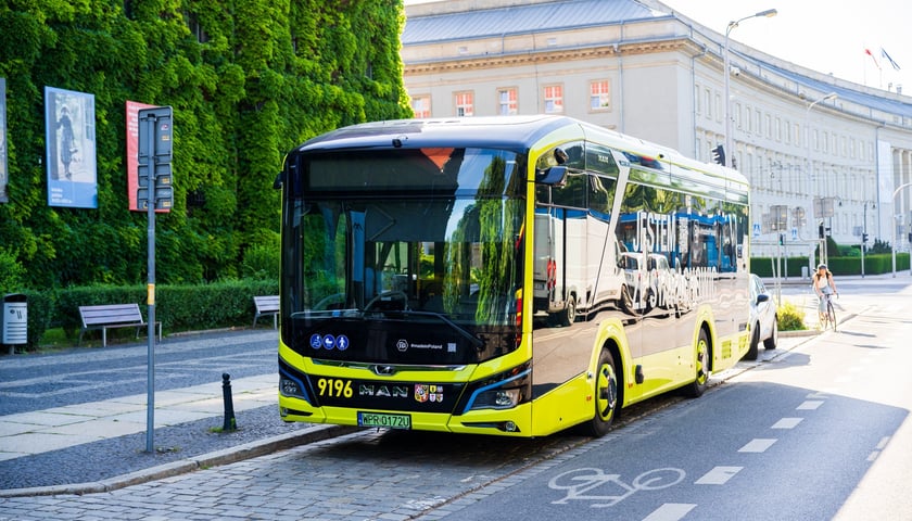 Elektryczny autobus MAN Lion’s City 10 E we Wrocławiu