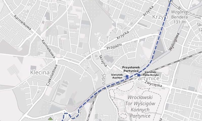 10 czerwca: dodatkowy autobus na Partynice [MAPA]