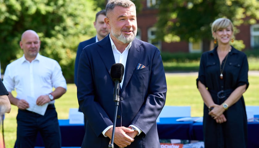 Podpisanie umowy na budowę kompleksu TBS Wrocław na Brochowie. Piotr Kledzik, Prezes Zarządu PORR S.A.