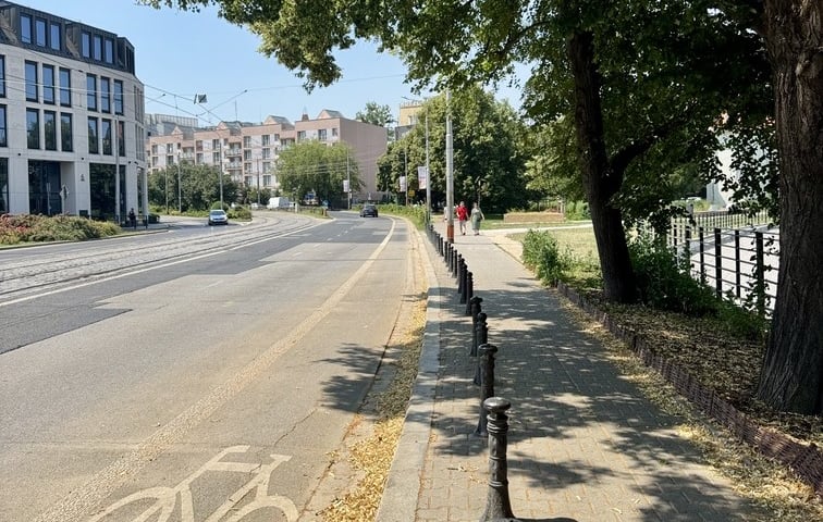 Ulica Nowy Świat - stan obecny