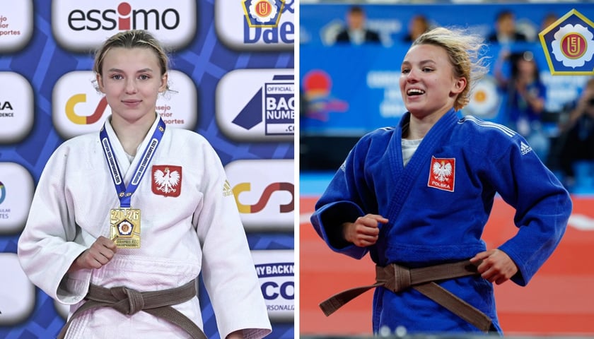 Nina Podymska ze złotym medalem i podczas zawodów