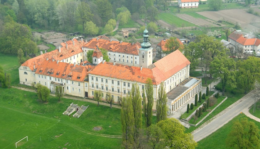 Widok na zamek w Oleśnicy