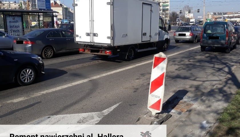 Będzie remont nawierzchni na al. Hallera