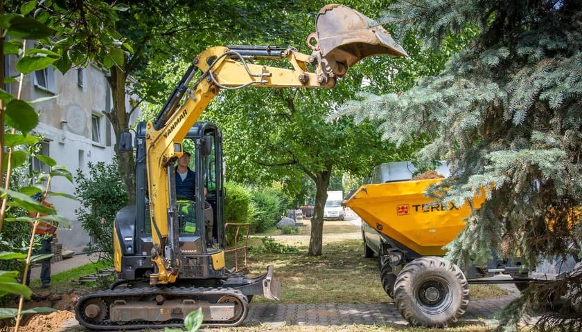 Modernizacja wodociągu na ulicy Mickiewicza 