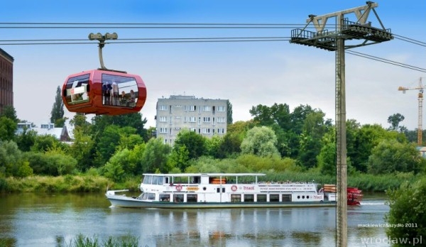 Kolejką linową na wykłady