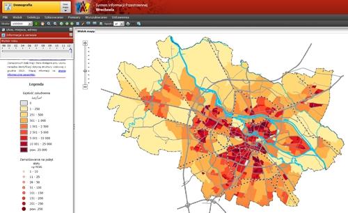 Mapa demograficzna Wrocławia