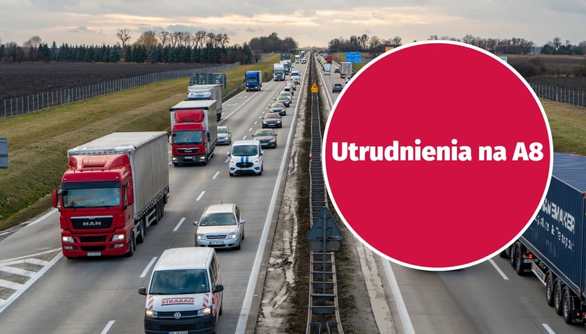Utrudnienia na A8, ilustracja