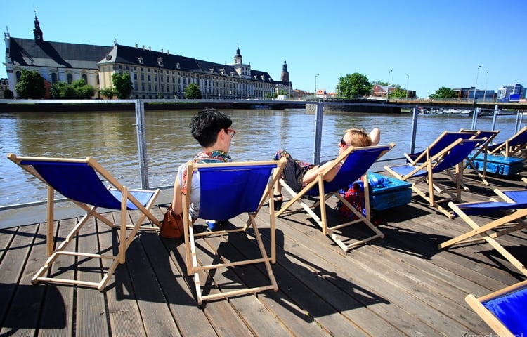 Plaża przy Dworcu Głównym