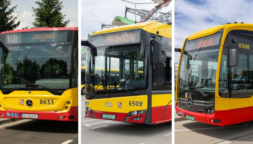 Najnowsze nabytki MPK Wrocław: Mercedes Conecto, Solaris Electric i Mercedes eCitaro 