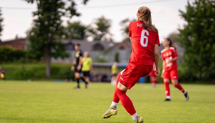piłkarki Ślęzy JAXAN Wrocław podczas sparingu 8 lipca 2026