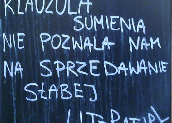 Co mówi potykacz? Czyli kredą po tablicy