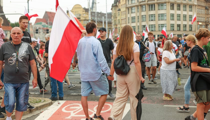 Wrocławianie upamiętnili 82. rocznicę wybuchu Powstania Warszawskiego, 1.08.2026 r.