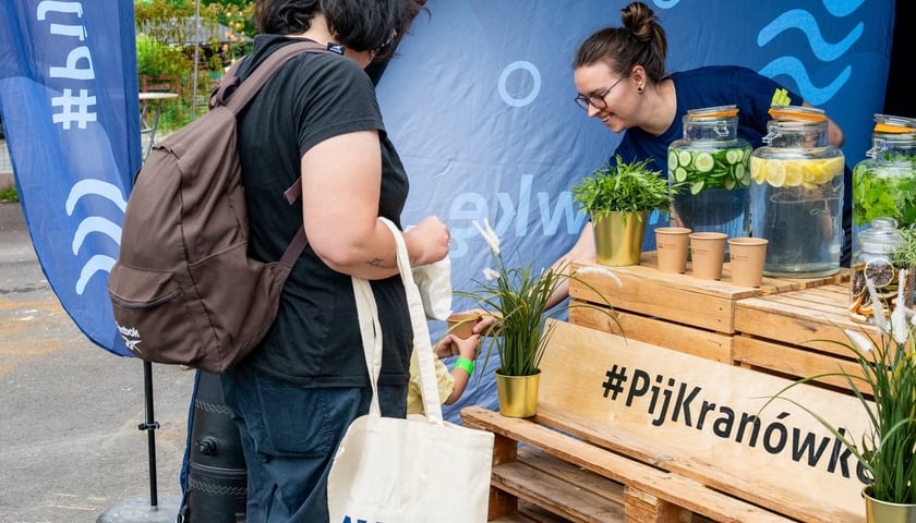 Stoisko MPWiK na Ekopikniku Ekosystemu przy ul. Szwajcarskiej