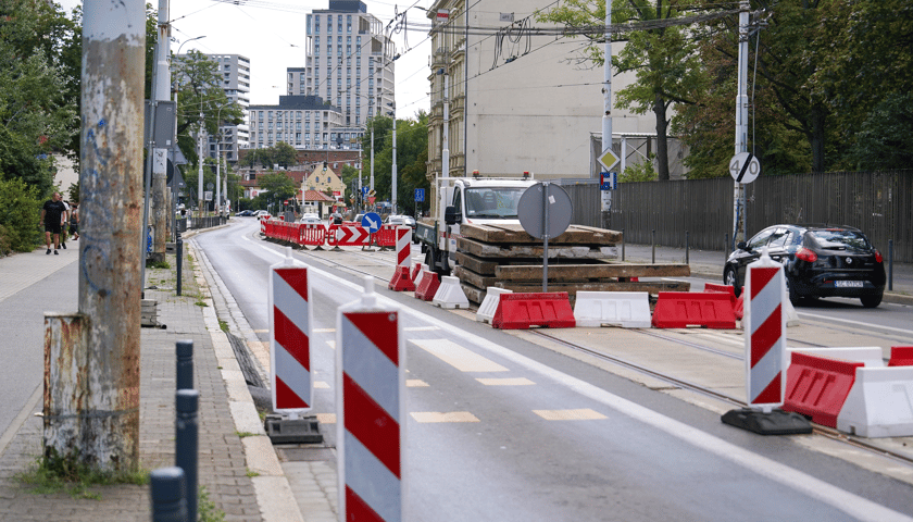 Remont torowiska na Traugutta i ul. Dobrzyńskiej / 8 sierpnia 2026 r.