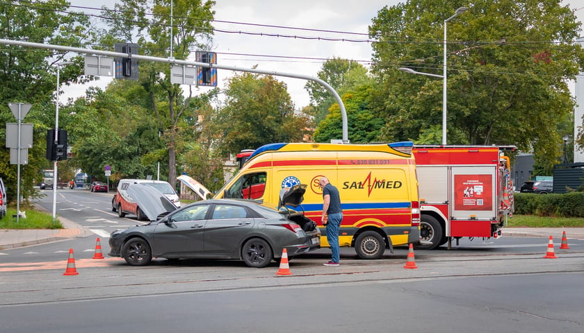 Wypadek na skrzyżowaniu Reymonta i Kleczkowskiej, 06.08.2026
