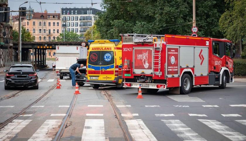 Wypadek na skrzyżowaniu Reymonta i Kleczkowskiej, 06.08.2026