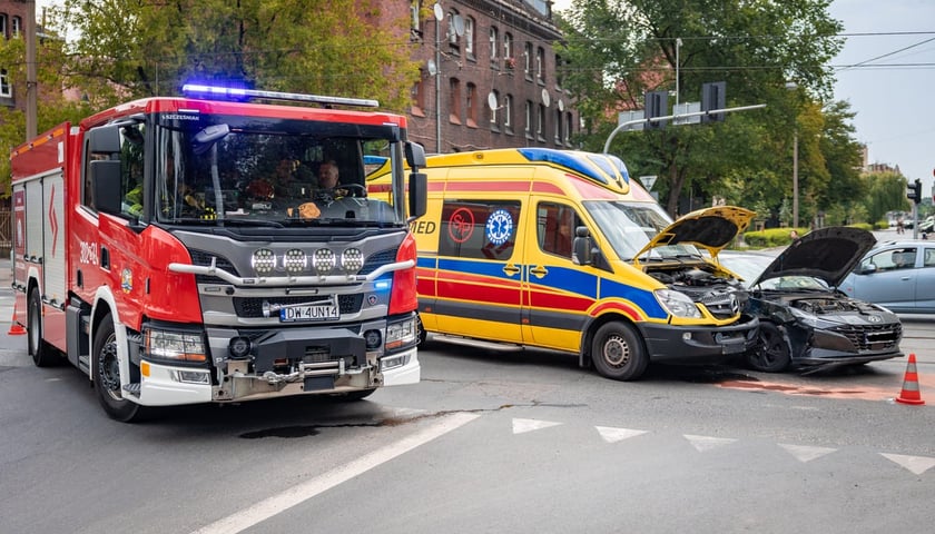 Wypadek na skrzyżowaniu Reymonta i Kleczkowskiej, 06.08.2026