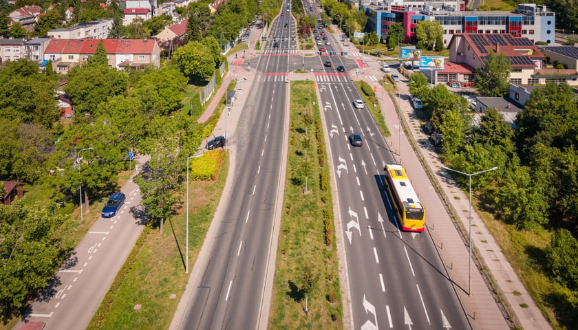 Ulica Klecińska przed rozpoczęciem prac - 9.08.2026 r.