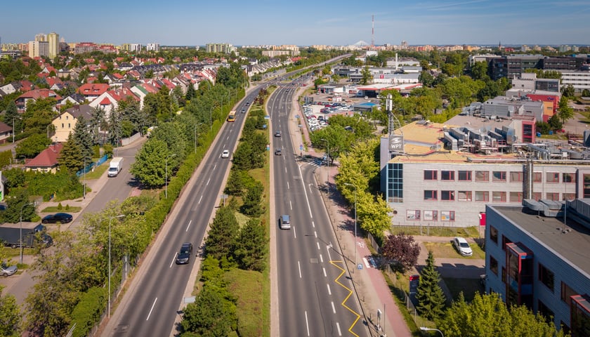Ulica Klecińska przed rozpoczęciem prac - 9.08.2026 r.