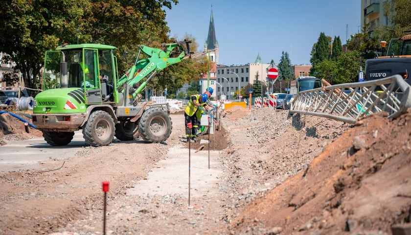 Gajowicka w remoncie