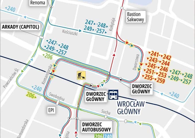 Organizacja ruchu w rejonie Stawowej i Peronowej