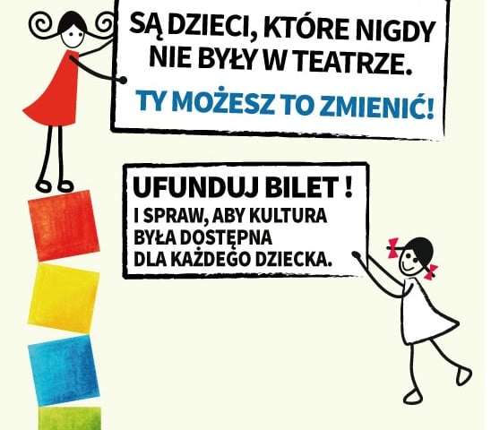 Ufunduj dziecku bilet do teatru – zachęca WCTD