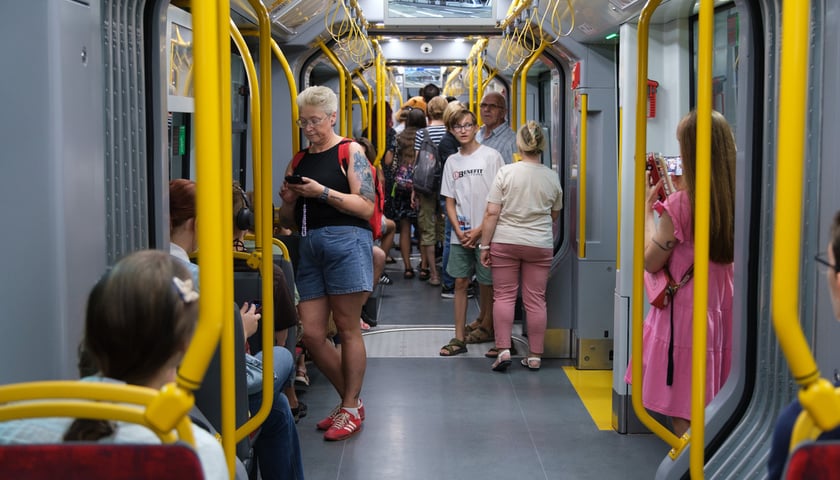 Pierwszy dzień test&oacute;w tramwaju Hyundai Rotem 141N. Wrocław, 14.08.2026