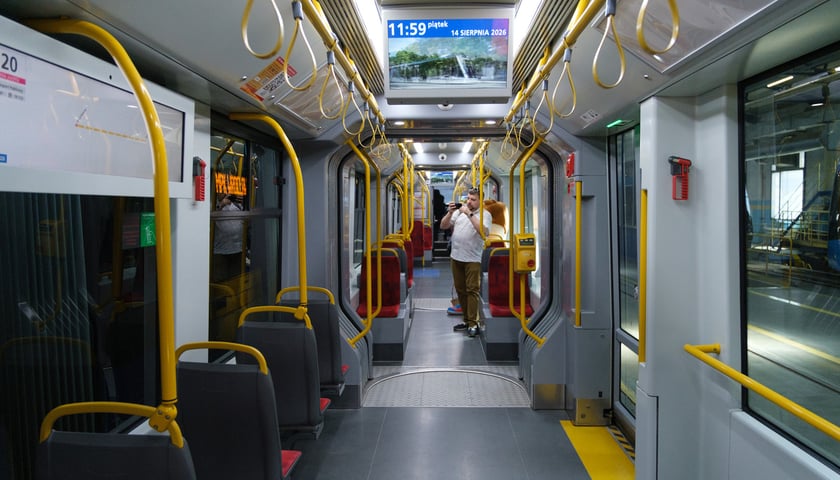 Pierwszy dzień test&oacute;w tramwaju Hyundai Rotem 141N. Wrocław, 14.08.2026
