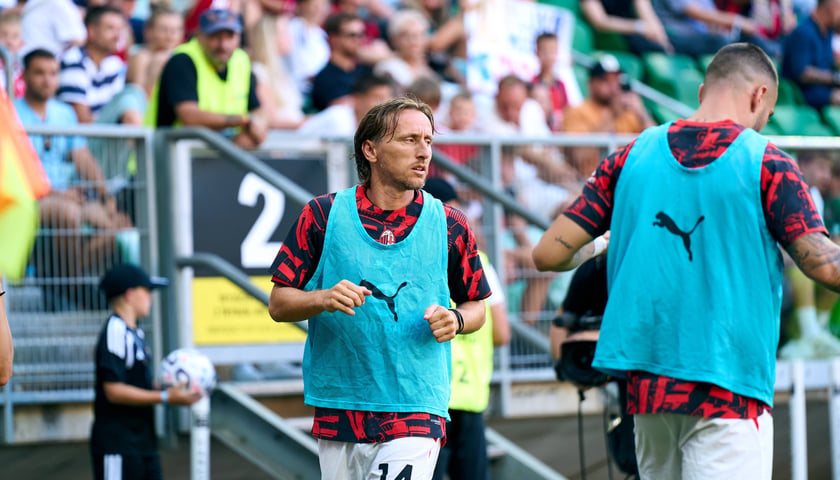 Luka Modrić, Super Mecz United z Milanem na Tarczyński Arenie, 15 sierpnia 2026