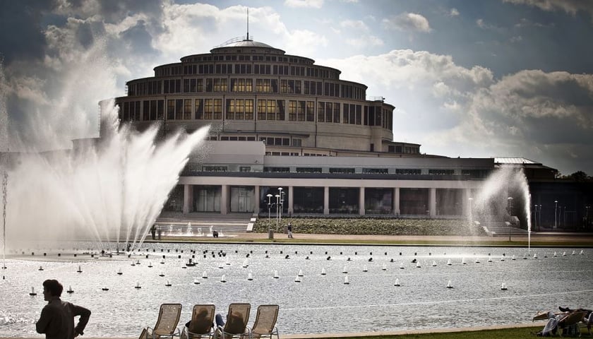 Świat gier na fontannie