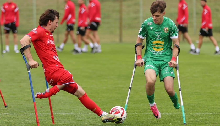Mecz Śląska Wrocław z Wisłą Krak&oacute;w &ndash; pierwszy dzień IV Turnieju Orlen Amp Futbol