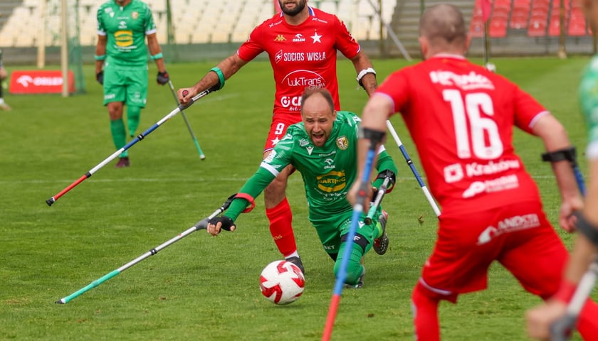 Mecz Śląska Wrocław z Wisłą Krak&oacute;w &ndash; pierwszy dzień IV Turnieju Orlen Amp Futbol